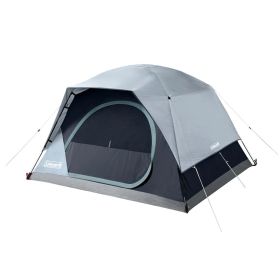 Coleman Skydome; 4-Person Camping Tent w/LED Lighting