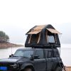 Foldable 2-3 People Amphibious Inflatable Car Roof Top Tent for camping Outdoor Glamping Camping Tent for SUV, Truck Without Ladder, Two-tone Style