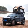 Foldable 2-3 People Amphibious Inflatable Car Roof Top Tent for camping Outdoor Glamping Camping Tent for SUV, Truck Without Ladder, Two-tone Style