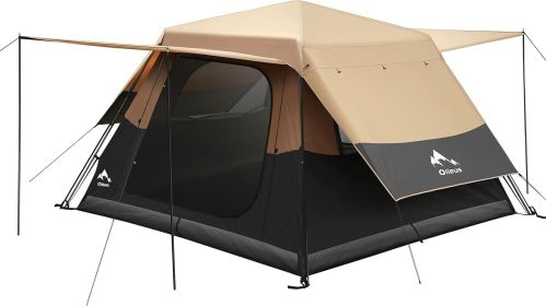 Oileus Pop Up Tent Family Camping Tents - 4/6/8 Person Cabin Tent Quick Setup, Instant Camping