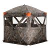 VEVOR Hunting Blind, 288° See Through Ground Blind, 6-7 Person Pop Up Deer Blind for Hunting with Carrying Bag, Portable Resilient Hunting Tent