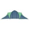 Camping Tent 6 Persons Blue and Green