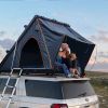 Trustmade Triangle Aluminum Black Hard Shell Grey Rooftop Tent with Roof Rack Scout Plus Series