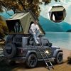 Explorer Rooftop Tent Hardshell with Luggage Racks & Replaceable Netting Rain Curtains, Truck Bed Tent for Camping
