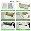 Collapsible Storage Bins With Dustproof Lid Waterproof Interior Bag Handle Stackable Storage Box Container Utility Organizer Crate For Camping Fishing