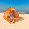 Pop Up Beach Tent Sunshade Shelter Anti-UV Automatic Waterproof Tent Canopy for 2/3 Man w/ Net Window Storage Bag