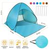 Pop Up Beach Tent Sunshade Shelter Anti-UV Automatic Waterproof Tent Canopy for 2/3 Man w/ Net Window Storage Bag