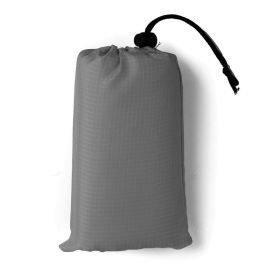 Lightweight Waterproof Floor Mat Mini Folding Beach Mat Outdoor Camping Moisture Proof Picnic Mat (Color: Grey)