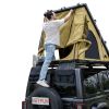 Explorer Rooftop Tent Hardshell with Luggage Racks & Replaceable Netting Rain Curtains, Truck Bed Tent for Camping