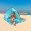 Pop Up Beach Tent Sunshade Shelter Anti-UV Automatic Waterproof Tent Canopy for 2/3 Man w/ Net Window Storage Bag