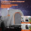 Truck Bed Tent Waterproof Windproof Pickup Truck Tent with Carry Bag 5.41-6.56FT Bed Rainfly PU2000mm Waterproof for Camping Travel