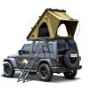 Explorer Rooftop Tent Hardshell with Luggage Racks & Replaceable Netting Rain Curtains, Truck Bed Tent for Camping