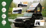 Trustmade Triangle Aluminum Black Hard Shell Grey Rooftop Tent with Roof Rack Scout Plus Series