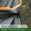 Trustmade Triangle Aluminum Black Hard Shell Grey Rooftop Tent with Roof Rack Scout Plus Series