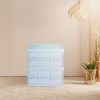 Collapsible Storage Bins With Dustproof Lid Waterproof Interior Bag Handle Stackable Storage Box Container Utility Organizer Crate For Camping Fishing