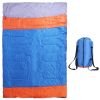 3 People Sleeping Bag for Adult Kids Lightweight Water-Resistant Camping Cotton Liner Cold Warm Weather Indoor Outdoor Use 3 Season with Sack for Spri