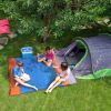 3 People Sleeping Bag for Adult Kids Lightweight Water-Resistant Camping Cotton Liner Cold Warm Weather Indoor Outdoor Use 3 Season with Sack for Spri