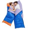 3 People Sleeping Bag for Adult Kids Lightweight Water-Resistant Camping Cotton Liner Cold Warm Weather Indoor Outdoor Use 3 Season with Sack for Spri